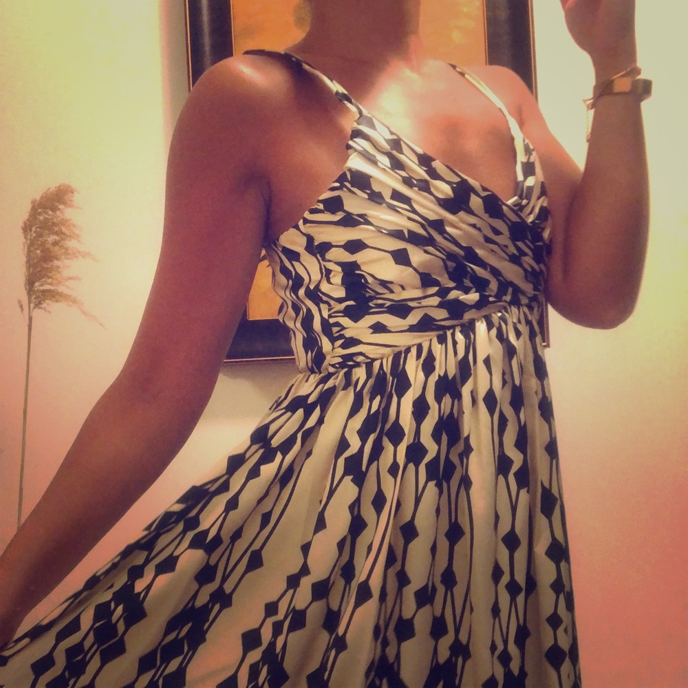 Zara Silk Print Dress - S